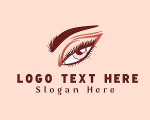 Sexy Woman Eyelash logo