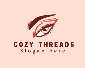 Sexy Woman Eyelash logo design