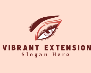 Sexy Woman Eyelash logo design