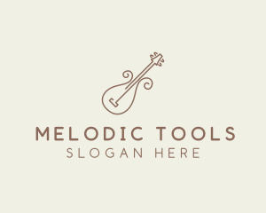 Music Violin Instrument logo