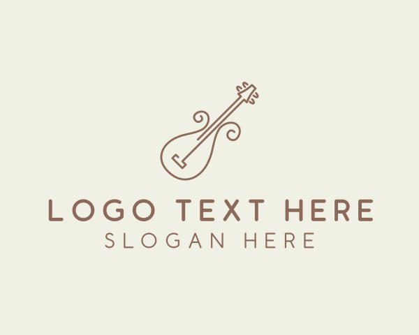 Music Violin Instrument logo