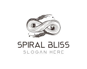 Abstract Organic Infinity Swirl logo