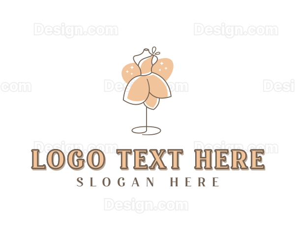 Fashion Mannequin Dressmaker Logo