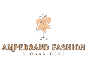 Fashion Mannequin Dressmaker logo design