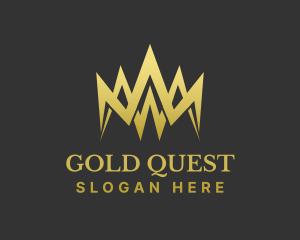 Premium Gold Crown logo design