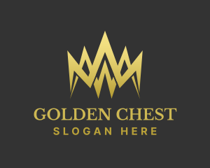 Premium Gold Crown logo design