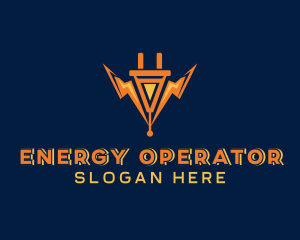 Electric Socket Energy logo design