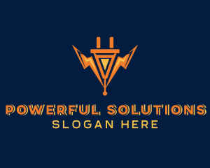 Electric Socket Energy logo design