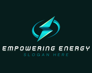 Electric Lightning Bolt logo design