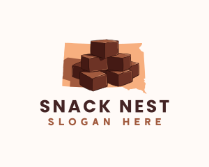 South Dakota Fudge logo design