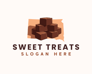 South Dakota Fudge logo design