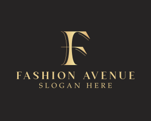 Fashion Boutique Letter F logo design