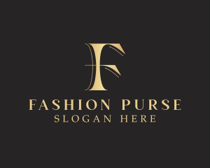 Fashion Boutique Letter F logo design