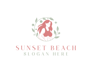 Bikini Sexy Woman logo design