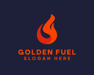 Fire Petroleum Fuel logo design