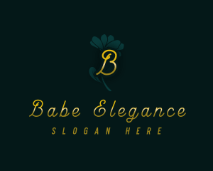 Elegant Blossom Flower logo design