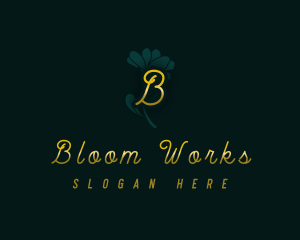 Elegant Blossom Flower logo design