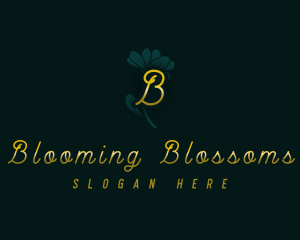 Elegant Blossom Flower logo design