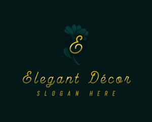 Elegant Blossom Flower logo design