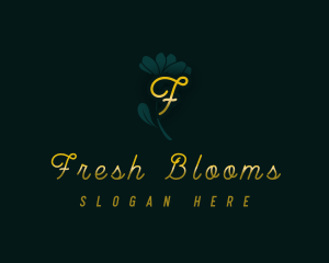 Elegant Blossom Flower logo design