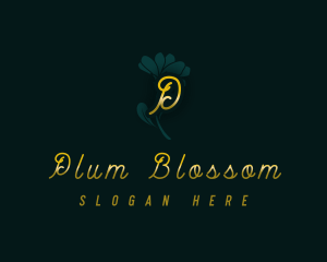 Elegant Blossom Flower logo design