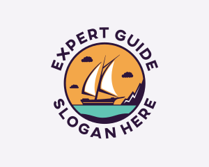 Travel Boat Vacation logo design