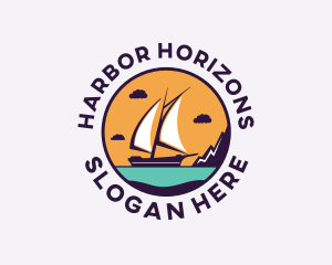 Travel Boat Vacation logo design