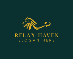 Premium Luxury Lion logo