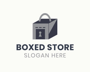 Storage Lock Box logo design