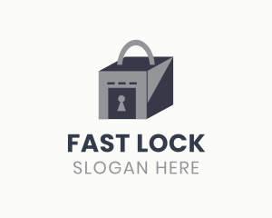 Storage Lock Box logo design