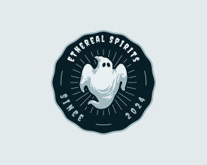 Spooky Scary Ghost logo design