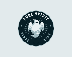 Spooky Scary Ghost logo design