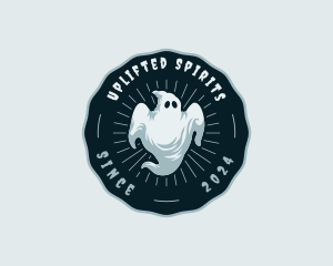 Spooky Scary Ghost logo design