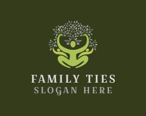 Silver Leaf Group Tree logo design