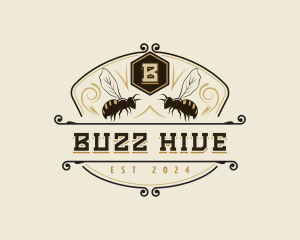 Bee Hive Honey logo design