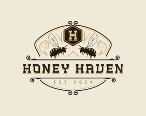 Bee Hive Honey logo design