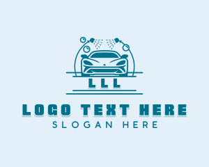 Automotive Vehicle Car Wash logo