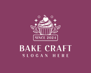 Cupcake Baking Caterer logo design