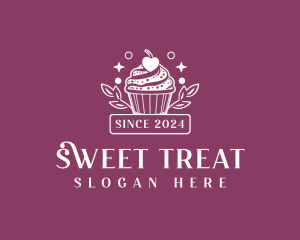 Cupcake Baking Caterer logo design