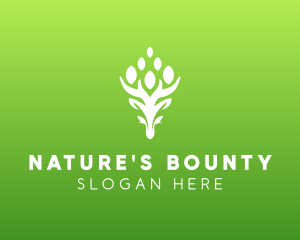 Natural Tree Plant logo design