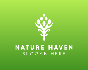 Natural Tree Plant logo design