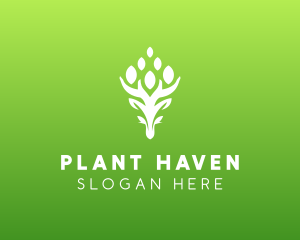 Natural Tree Plant logo design