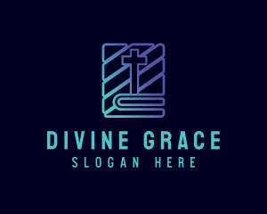 Gradient Holy Bible logo