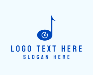 Music Note Eye logo