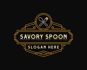 Spoon Fork Dining logo design