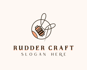 Thread Needle Tailoring logo design