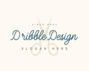 Designer Seamstress Scissors logo design