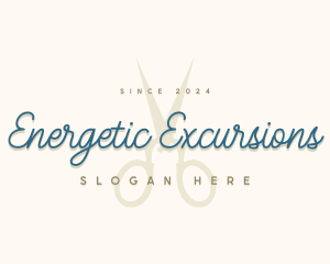 Designer Seamstress Scissors logo design