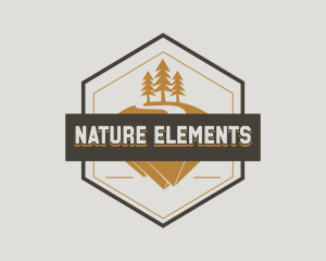 Pine Tree Nature Camp logo design