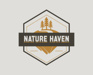 Pine Tree Nature Camp logo design